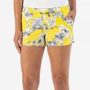 Kut From The Kloth Women’s Linen Floral Shorts Size 14
